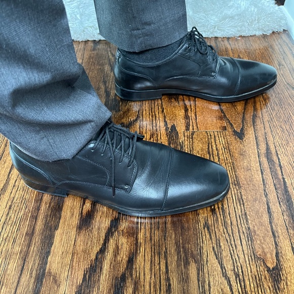 Cole Hann - black dress shoes. Size 13w - Picture 3 of 5